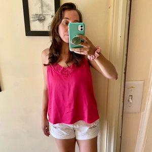 NWT J. Crew Cami with Lace